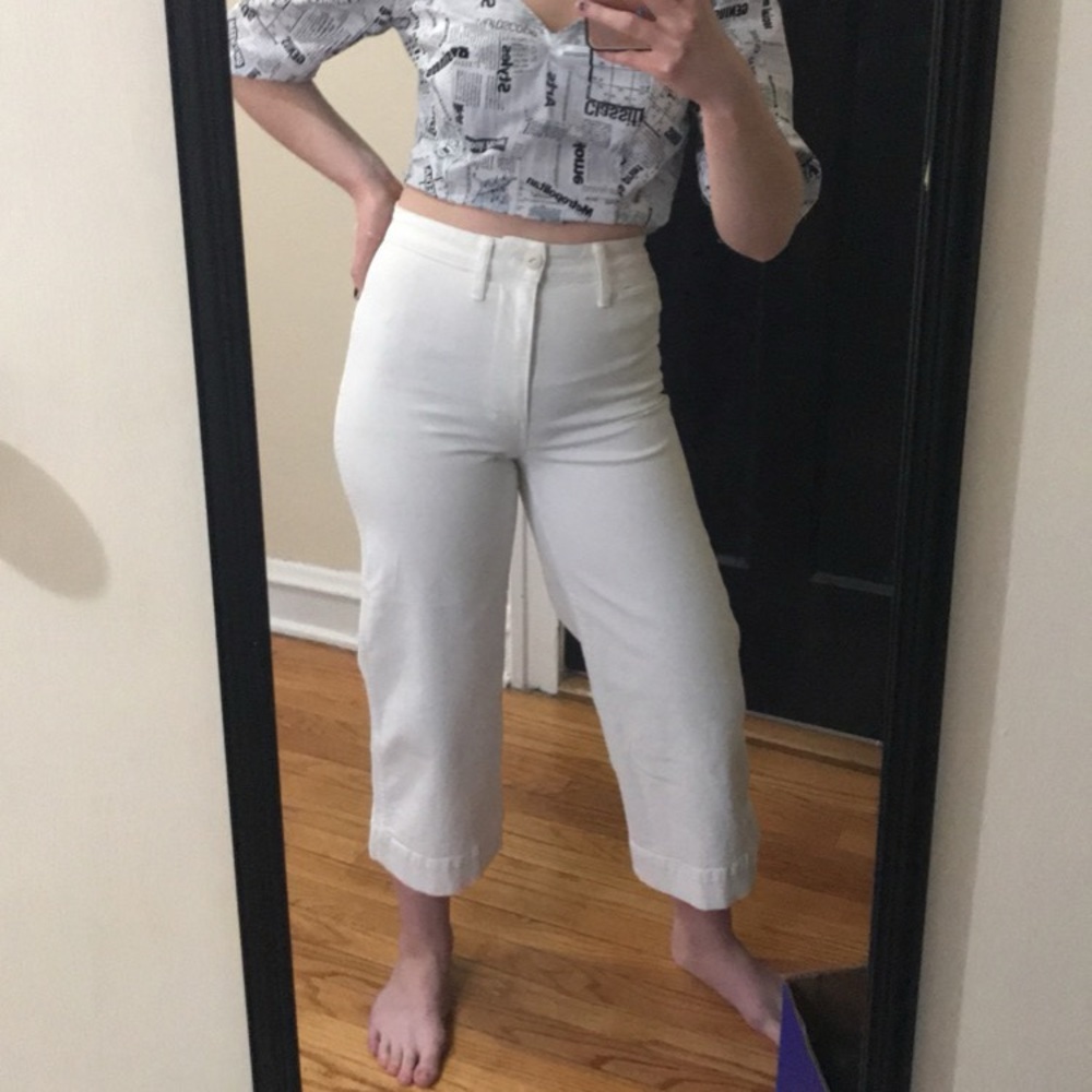 Madewell White Jeans